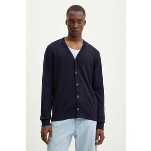 A.P.C. cardigan din lana cardigan joe logo culoarea albastru marin, WVAWM.H22248 imagine