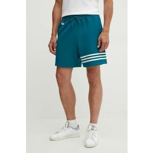 adidas Originals pantaloni scurti Adicolor barbati, culoarea turcoaz, JF9150 imagine