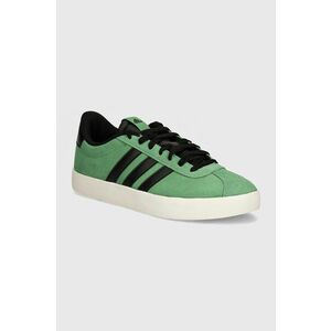 adidas sneakers din piele intoarsă Vl Court culoarea verde, IF4459 imagine