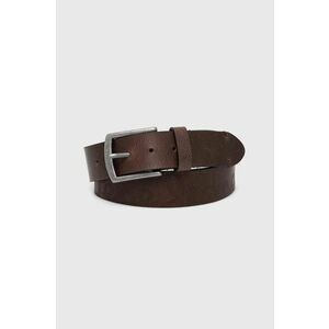 Pepe Jeans curea de piele PALMER BELT barbati, culoarea maro, PM021024 imagine