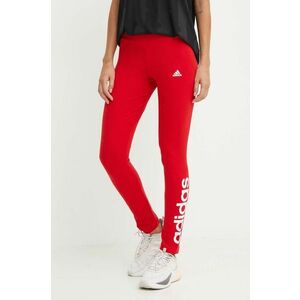 adidas colanti Essentials femei, culoarea rosu, cu imprimeu, IY9179 imagine