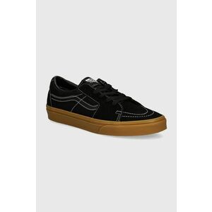 Vans tenisi din piele intoarsa SK8-Low culoarea negru, VN0009QRCJJ1 imagine