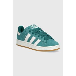 adidas Originals sneakers din piele intoarsă Campus 00s culoarea verde, ID1437 imagine