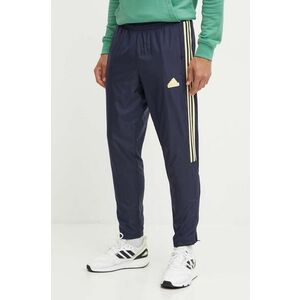 adidas pantaloni de trening Tiro culoarea albastru marin, cu imprimeu, IW3582 imagine