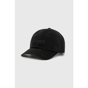 adidas șapcă de baseball din bumbac SPW DAD CAP culoarea negru, uni, IT4641 imagine