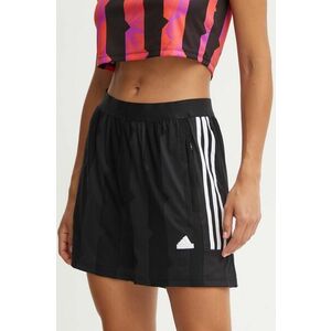 adidas pantaloni scurti Tiro femei, culoarea negru, modelator, high waist, IX3502 imagine