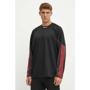 adidas Originals longsleeve barbati, culoarea negru, modelator, IX9640 imagine