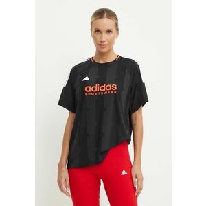 adidas tricou Tiro femei, culoarea negru, IX3505 imagine