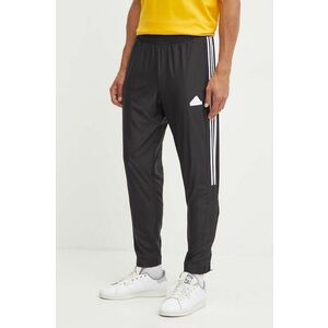 adidas pantaloni Tiro barbati, culoarea negru, cu imprimeu, IX1348 imagine