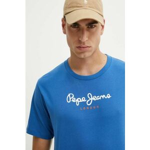 Pepe Jeans Tricou din bumbac cu imprimeu imagine