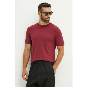 BOSS tricou din bumbac bărbați, culoarea negru, uni, 50468347 imagine