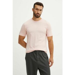 BOSS tricou din bumbac bărbați, culoarea negru, uni, 50468347 imagine