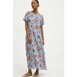 Weekend Max Mara rochie de matase maxi, drept, 2425226101600 imagine