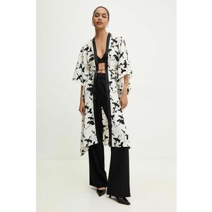 Answear Lab kimono culoarea bej, oversize, modelator imagine