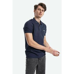 Lacoste polo de bumbac PH4012 166 culoarea bleumarin, uni PH4012.166-166 imagine