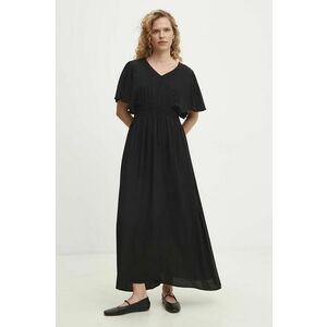 Answear Lab rochie culoarea negru, maxi, evazati imagine