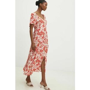 Answear Lab rochie culoarea roz, midi, mulata imagine