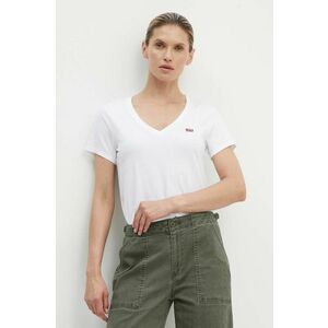 Levi's tricou din bumbac 2-pack femei, culoarea rosu, A3624 imagine