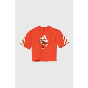 adidas tricou copii x Disney, LK DY MM T culoarea portocaliu, cu imprimeu, IV9631 imagine