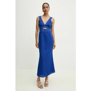 Never Fully Dressed rochie din amestec de in Mimi Dress maxi, evazati, NFDDR1500 imagine