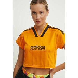 adidas tricou Tiro femei, culoarea portocaliu, IZ2089 imagine