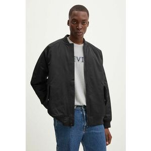 Levi's geaca bomber barbati, culoarea negru, de iarna, oversize, A4418 imagine