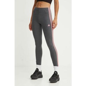 adidas colanti Essentials femei, culoarea gri, cu imprimeu, IY4247 imagine