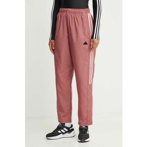 adidas pantaloni de trening Tiro culoarea roz, cu imprimeu, JJ4665 imagine