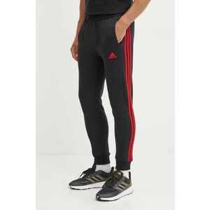 adidas pantaloni de trening Essentials culoarea negru, cu imprimeu, JI6428 imagine