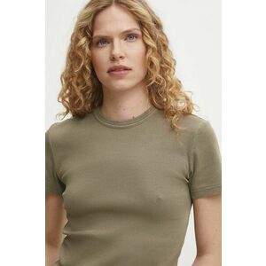 Answear Lab tricou femei, culoarea verde imagine