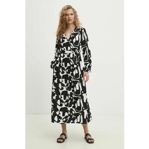 Answear Lab rochie culoarea negru, maxi, evazati imagine