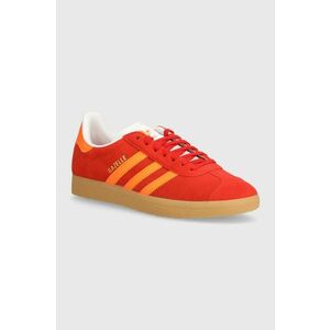 adidas Originals sneakers din piele intoarsă Gazelle culoarea rosu, JI1374 imagine