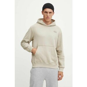 The North Face hanorac de bumbac Natural Dye Hoodie barbati, culoarea bej, cu glugă, cu imprimeu, NF0A89CV9OX1 imagine