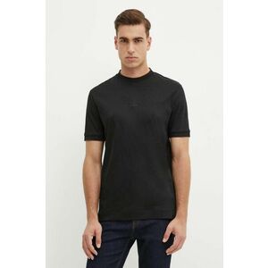 BOSS tricou din bumbac x Porsche barbati, culoarea negru, neted, 50518631 imagine