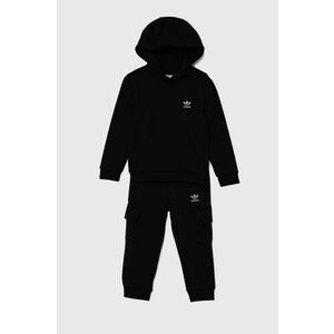 adidas Originals trening copii HOODIE FZ CARGO culoarea negru, IW1019 imagine