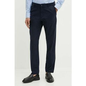 BOSS pantaloni barbati, culoarea albastru marin, drept, 50519105 imagine