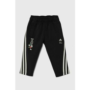 adidas pantaloni de trening pentru copii LK DY MM PNT culoarea negru, modelator, IV9627 imagine