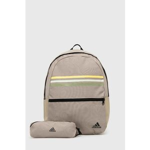 adidas rucsac Essentials culoarea bej, mare, modelator, IZ1896 imagine