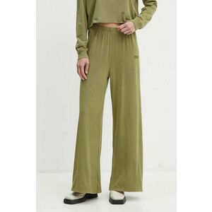 American Vintage pantaloni de trening culoarea verde, neted, PYM05AH24 imagine