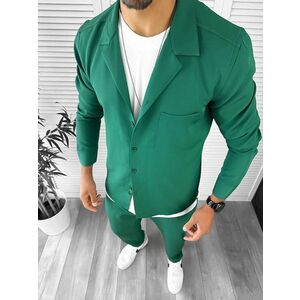 Trening barbati slim fit verde 7996 86-2 imagine