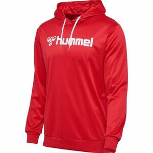 Hummel LOGO HOODIE Hanorac pentru bărbați, roșu, mărime imagine