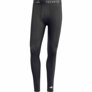 adidas TECHFIT COMPRESSION TRAINING LONG LEGGINGS Colanți sport bărbați, gri închis, mărime imagine