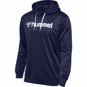 Hummel LOGO HOODIE Hanorac pentru bărbați, albastru închis, mărime imagine