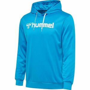 Hummel LOGO HOODIE Hanorac pentru bărbați, albastru deschis, mărime imagine