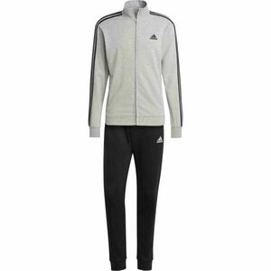 adidas BASIC 3-STRIPES FRENCH TERRY TRACK SUIT Trening sport bărbați, gri, mărime imagine