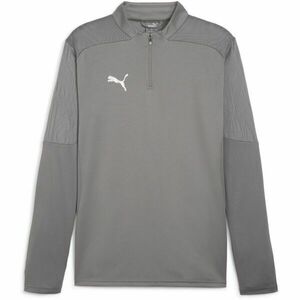 Puma TEAMFINAL TRAINING 1/4 ZIP Tricou fotbal bărbați, gri închis, mărime imagine