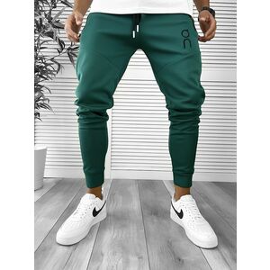 Pantaloni de trening verde conici 12260 O6-3.2 imagine