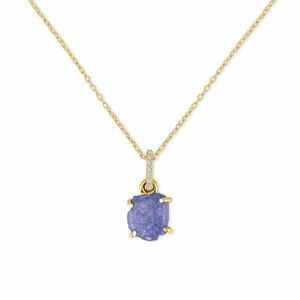 Colier din argint Golden Piece of Tanzanite imagine