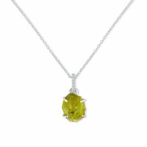 Colier din argint Silver Piece of Peridot imagine