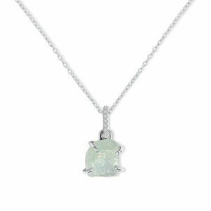 Colier din argint Silver Piece of Aquamarine imagine